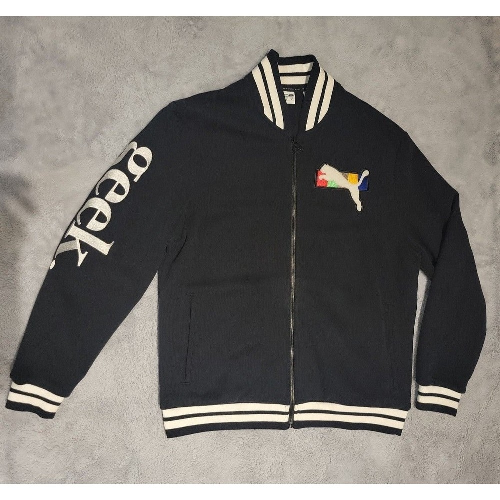 *NWOT*PUMA x FASHION GEEK Men's Varsity Jacket in size Medium*